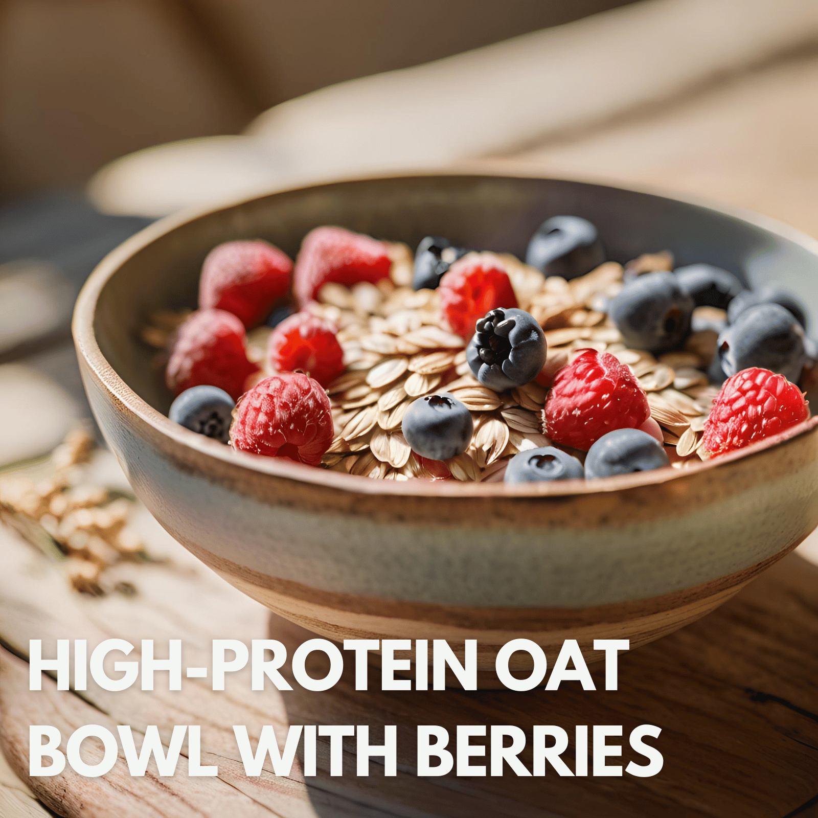 Healthy foods and recipes. Strength by fitness.High-protein oat meal.