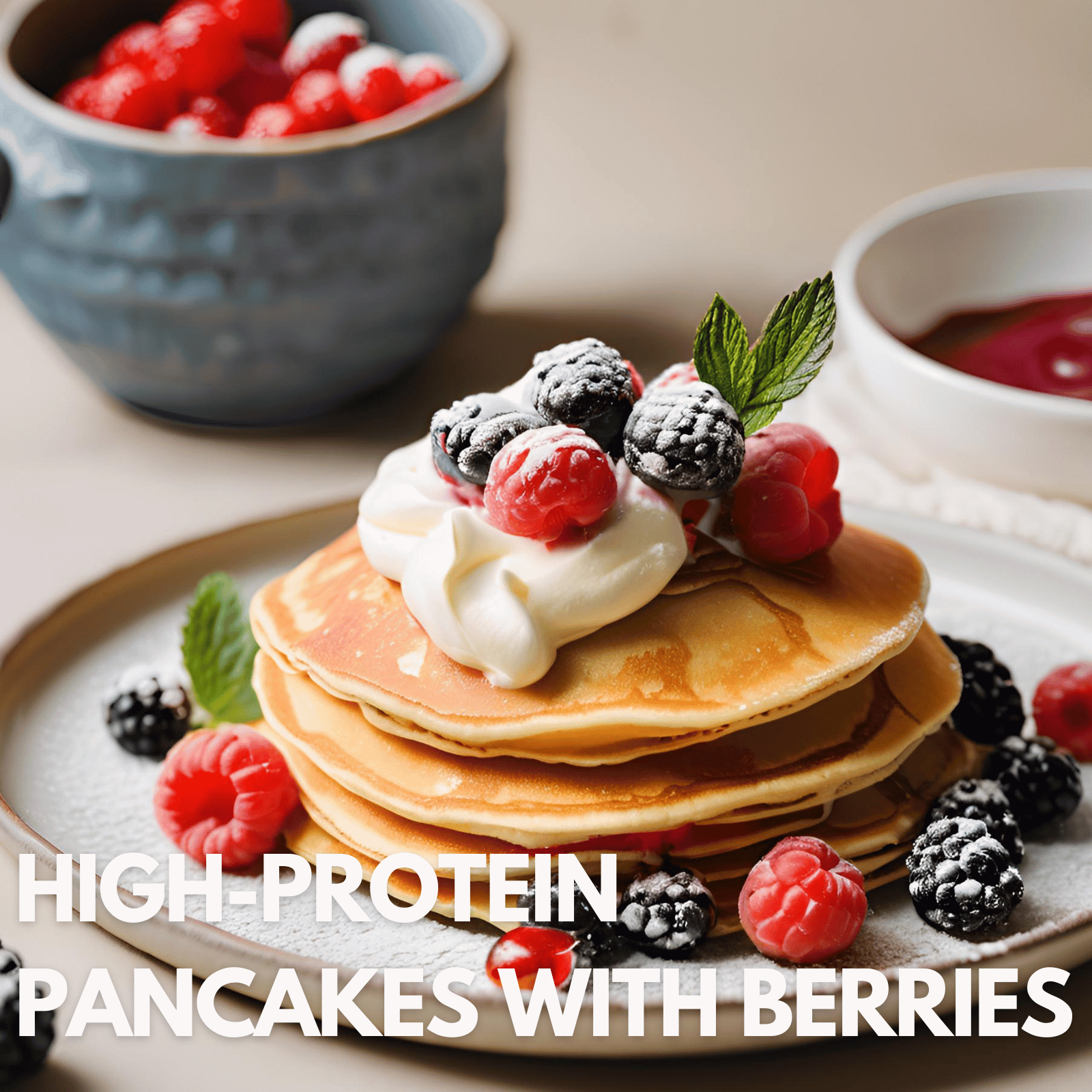 Strength By Fitness. High-protein pancake dream recipe