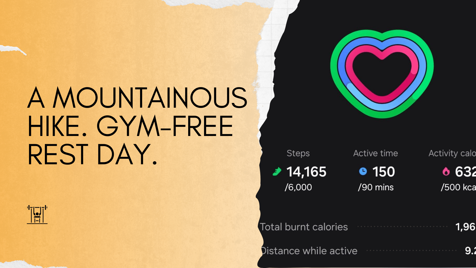 Strength By Fitness Article Header. The gym free rest day. A mountainous hike.