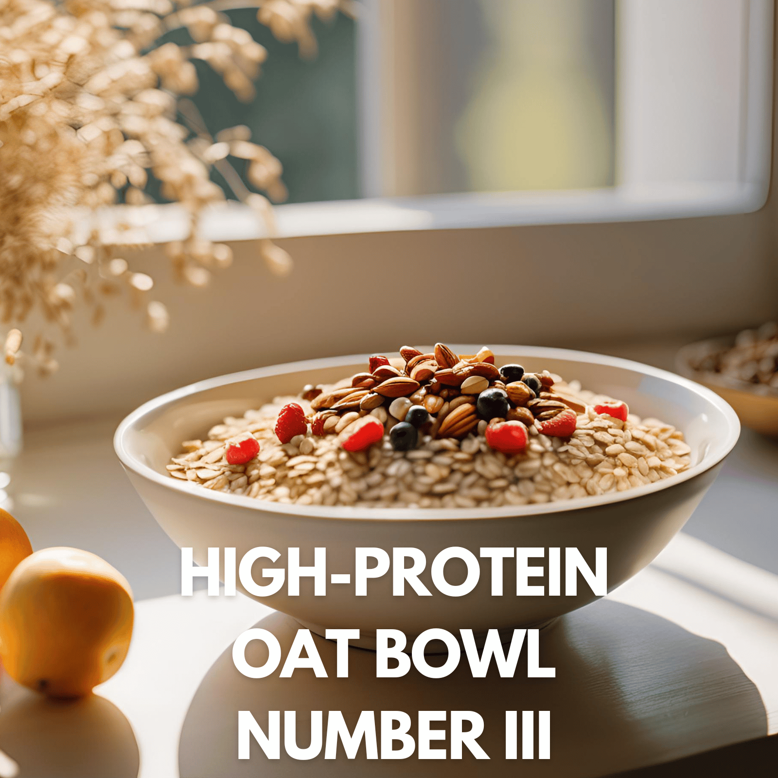 high-protein oat bowl number three from Strength by Fitness