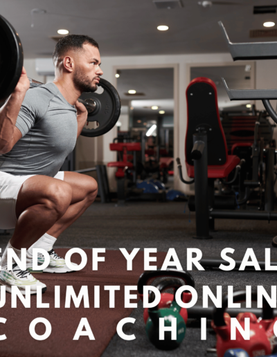 Strength by Fitness, end of year unlimited coaching sale