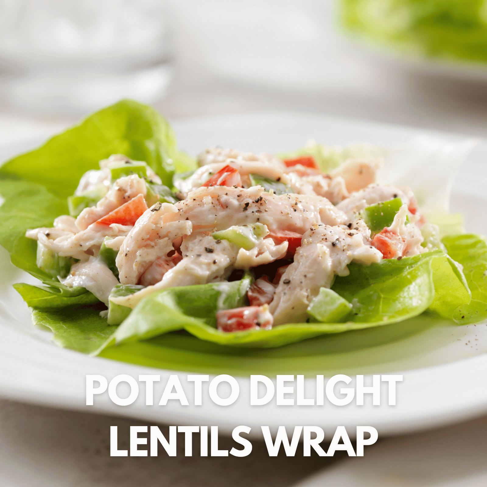 Potato delight, lentils wrap from Strength By Fitness. Healthy, satiating and so good. In the image we can see one such leafy green wrap.