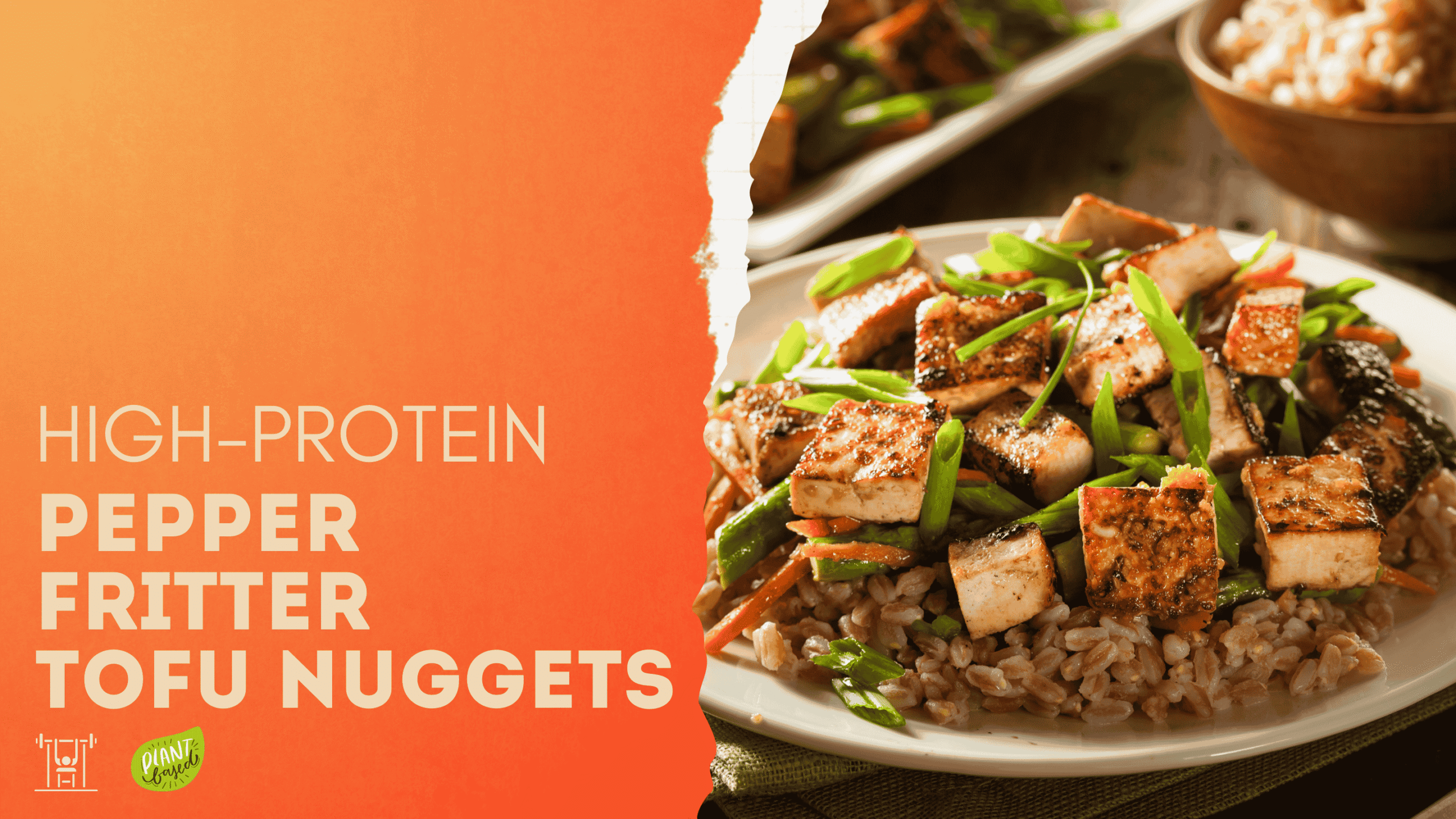 Welcome to yet another high-protein, higher-SPC meal from Strength By Fitness.. Like all our recipes this one is full of satiety, macro and micronutrients per unit of energy. A fact-based and incredibly healthy, and nutritiously rich way of approaching your food habits for unrivaled health, food and fitness outcomes over time. This recipe delivers a fresh, and tasty High-protein sweetcorn, tofu nuggets, and pepper fritters meal. Enjoy.