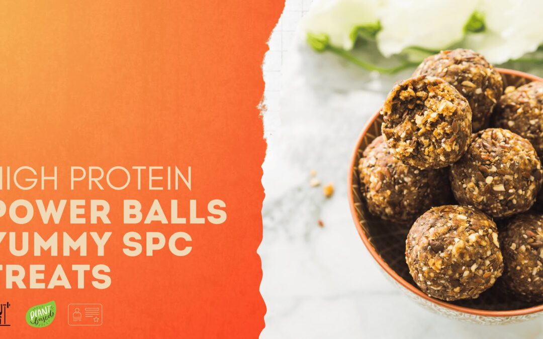 Members & Clients Recipe: Plant-based Protein & Fiber Balls. Health & Fitness Friendly High-protein, SPC snack.