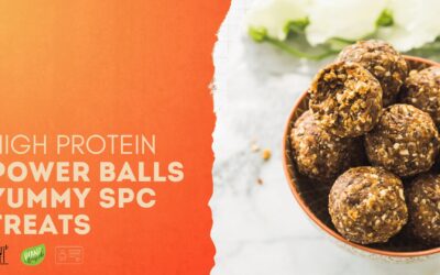 Members & Clients Recipe: Plant-based Protein & Fiber Balls. Health & Fitness Friendly High-protein, SPC snack.