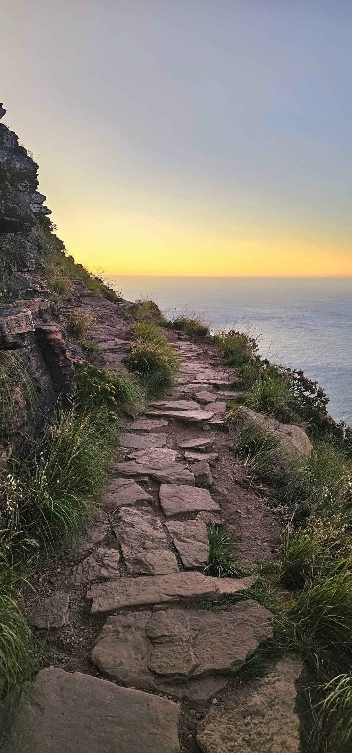 World-class coaching and the serenity of nature while doing our weighted hike is the perfect active vacation choice. Our photo display one of many beautiful views from our weighted Cape Town hike. Photography by Coach Mike and Mida, Strength By Fitness.