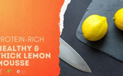 Members & Clients Recipe: Healthy & Thick Lemon Protein Mousse.. High SPC & Protein.