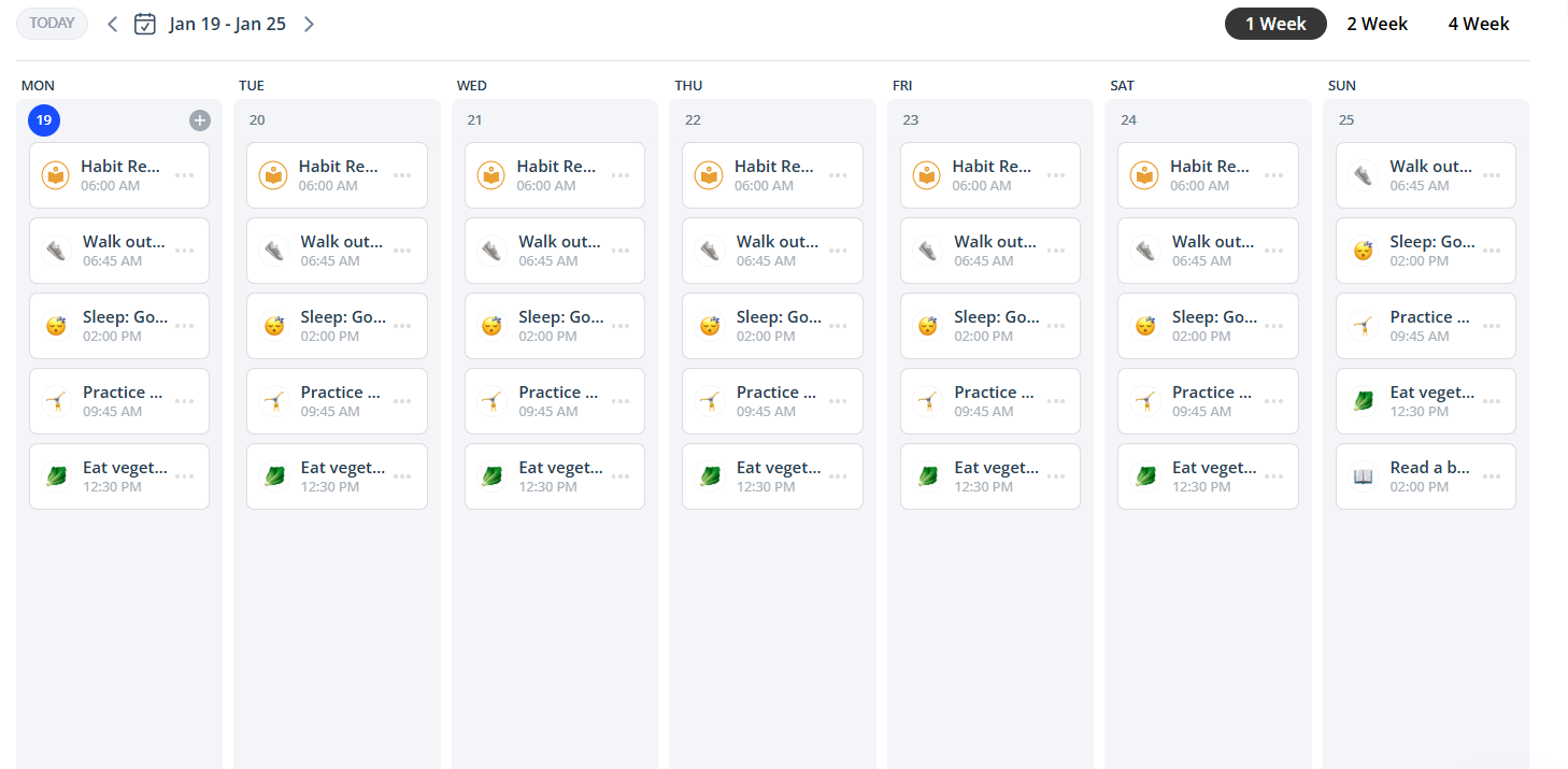 Habits, tasks, check ins, workouts and gentle reminders to keep your healthy fit life moving forward is all part of how we will work with you, at your individual level.