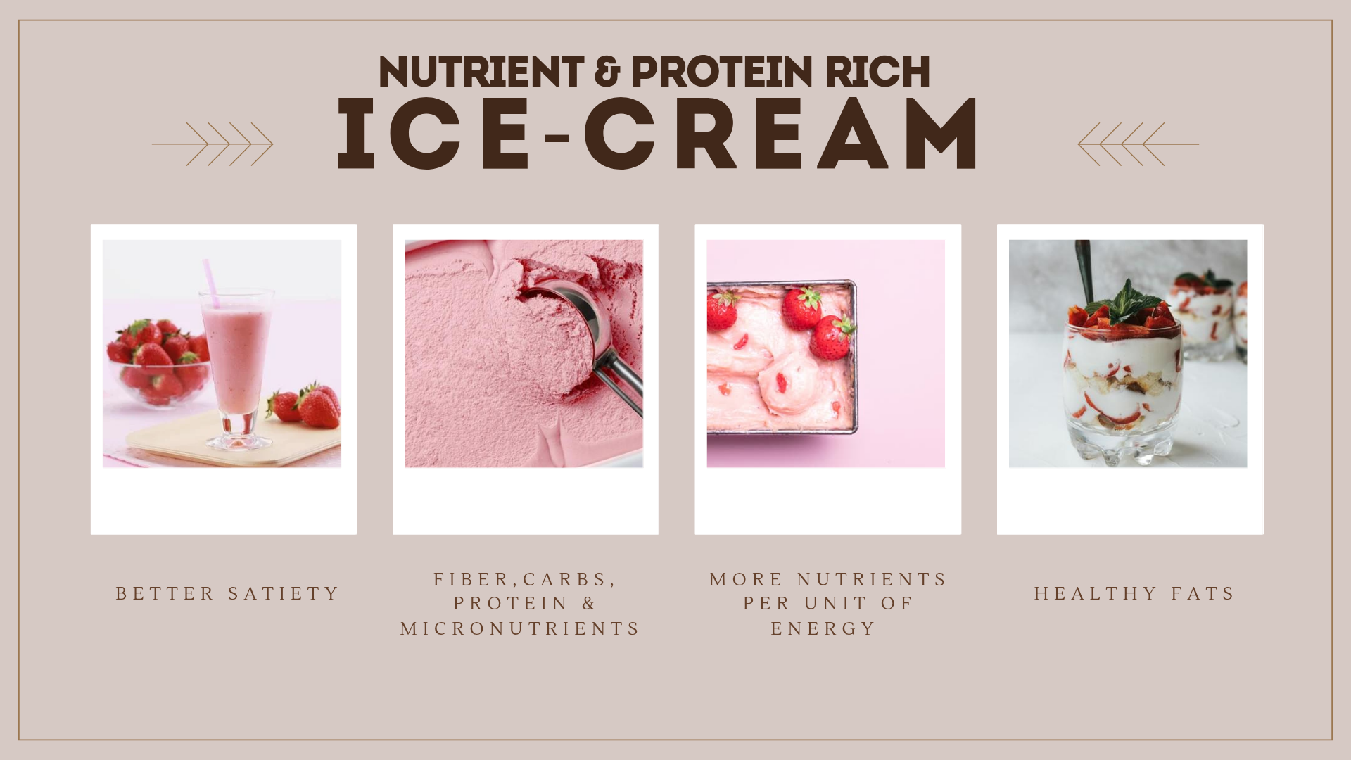 Strength By Fitness home-made ice cream recipes are all rich in health and fitness friendly nutrients per unit of energy. This provides superior outcomes in health, fitness and body composition relative to store bought ice creams, so much that our ice cream could be considered a healthy, complete meal all by itself.