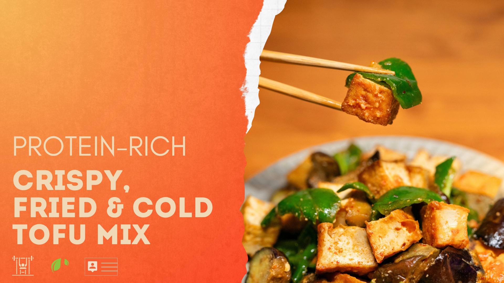 Strength By Fitness homemade, crispy, fried, and cold tofu mix. High-protein and higher-SPC recipe, loaded with health and fitness-friendly nutrients per unit of energy.
