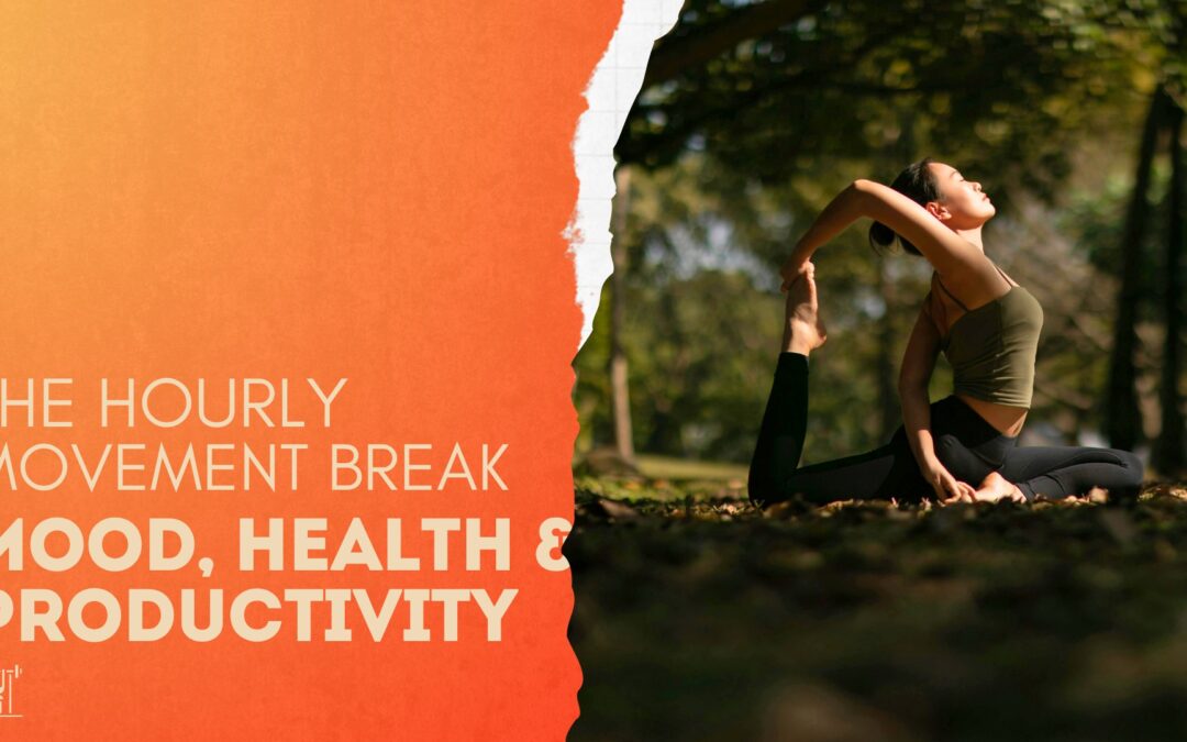 The lowkey health, mood, wellness, and productivity boost of a small hourly movement activity. A fact-based article from Strength By Fitness